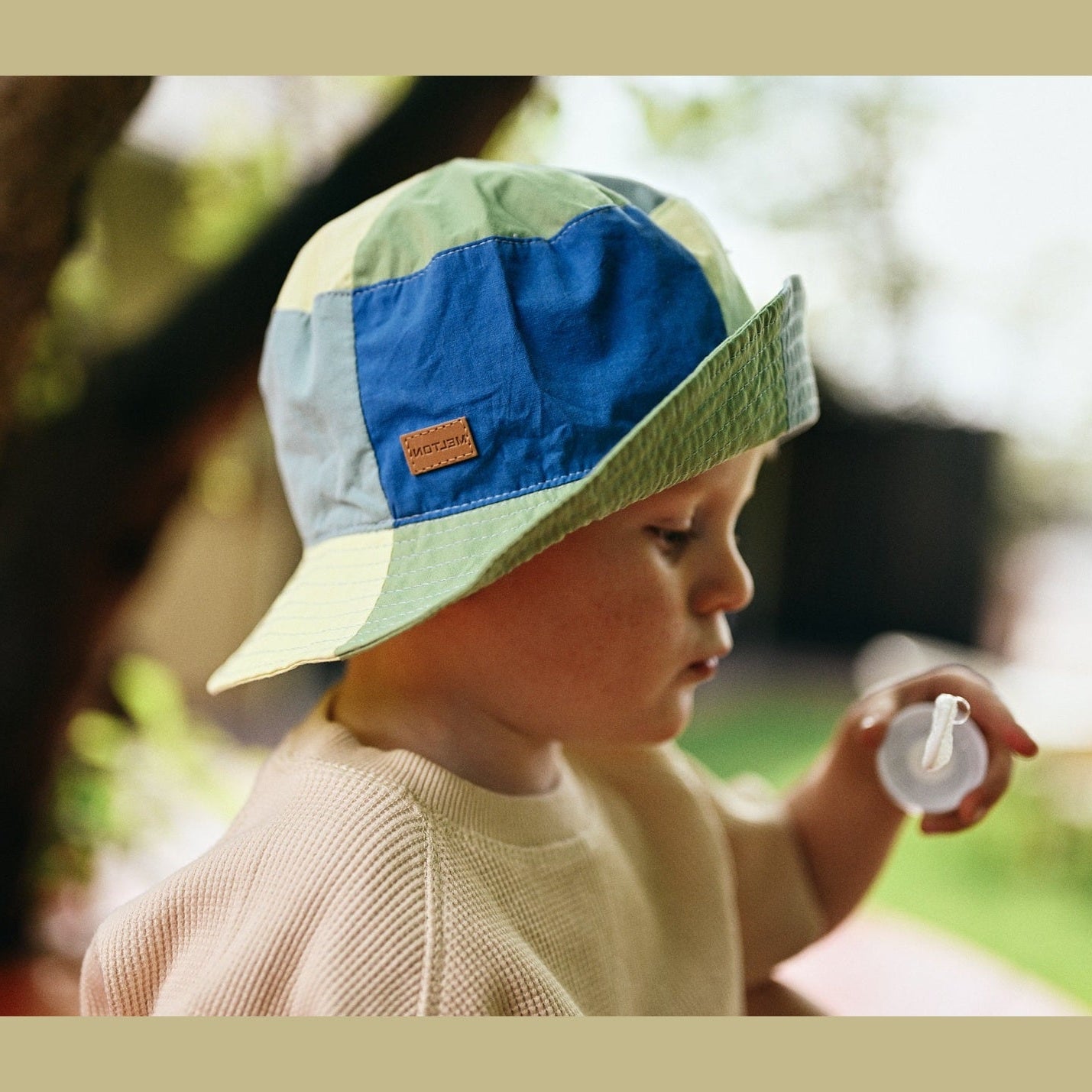 Blockhut aus Popeline