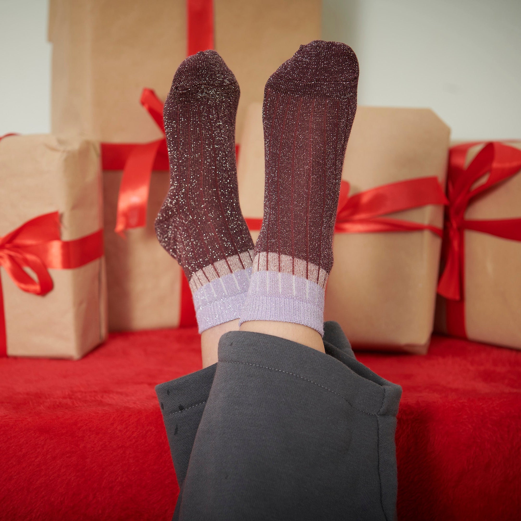 Glitzersocken von Norma