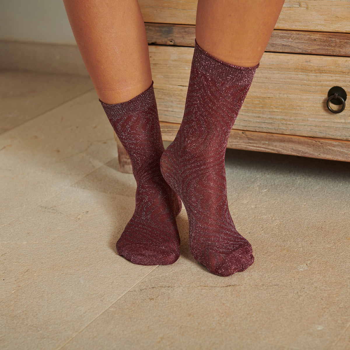 Luisa Glitzersocken