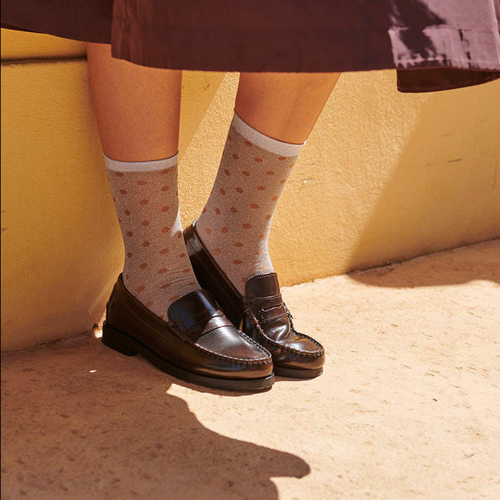 Donna Glitzersocken