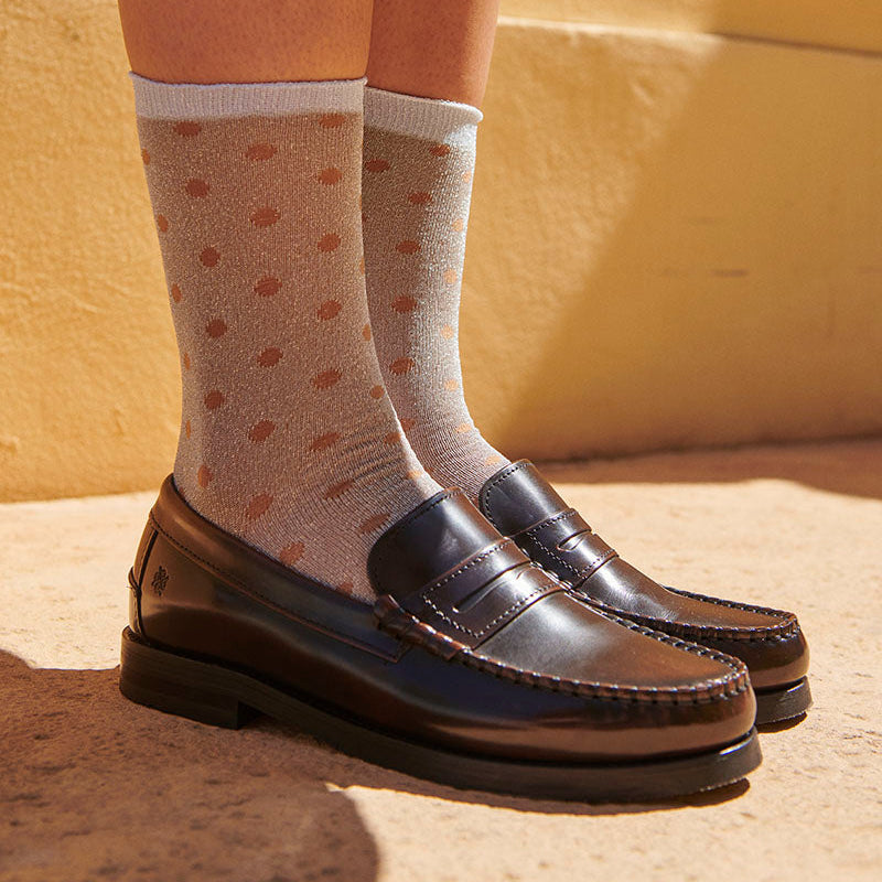 Donna Glitzersocken