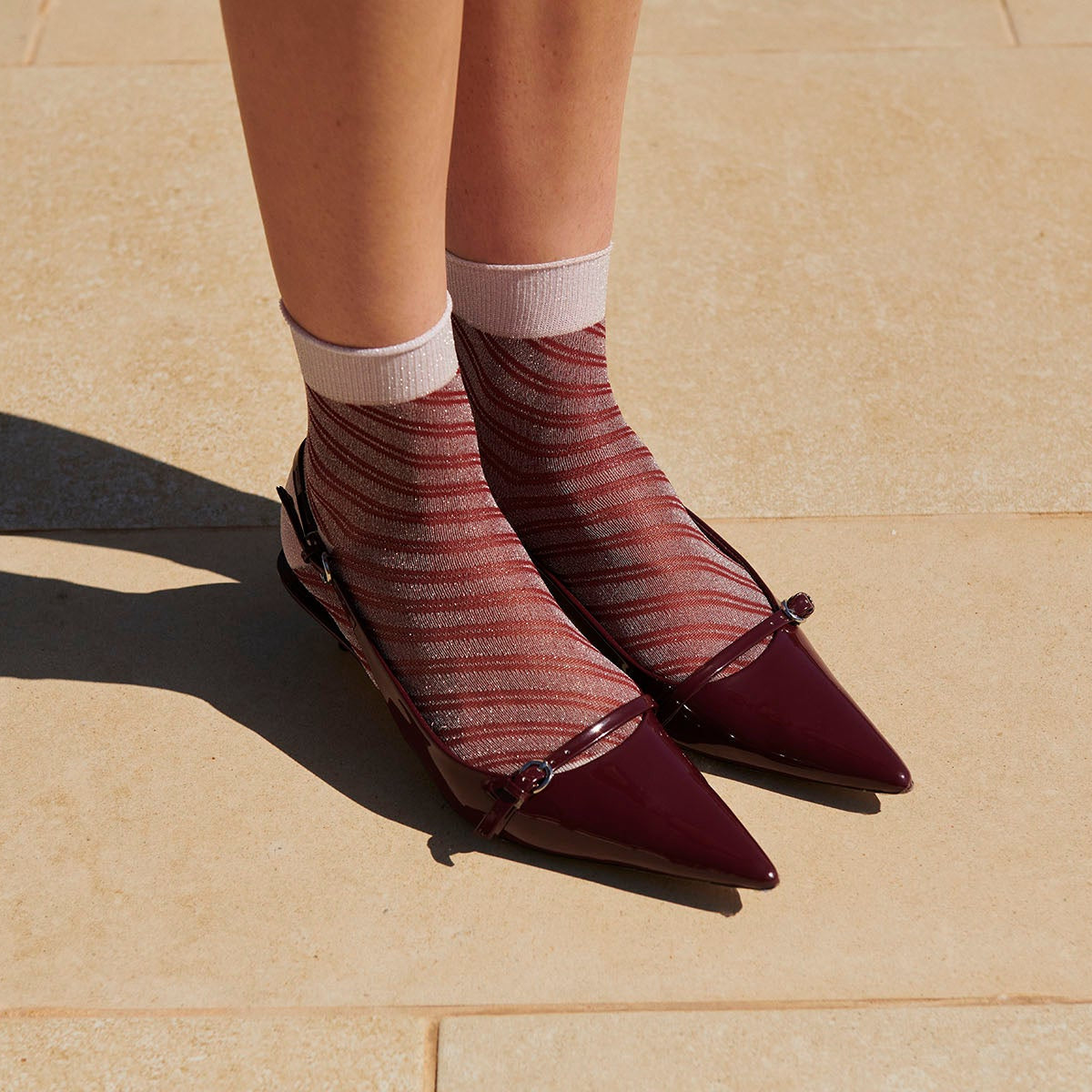 Kurze Glitzersocken Elisa