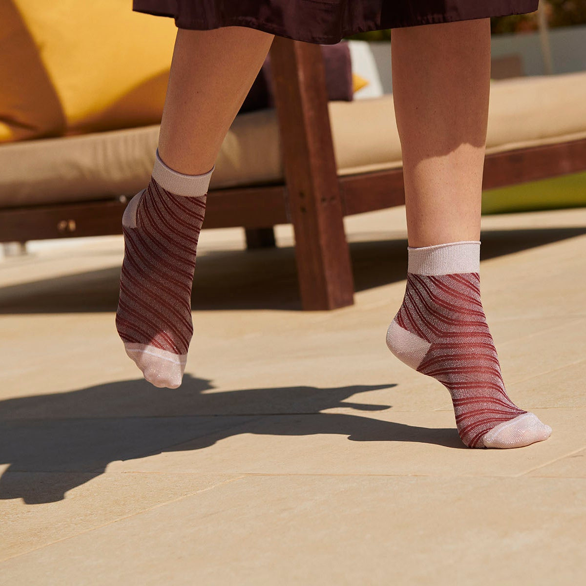 Kurze Glitzersocken Elisa