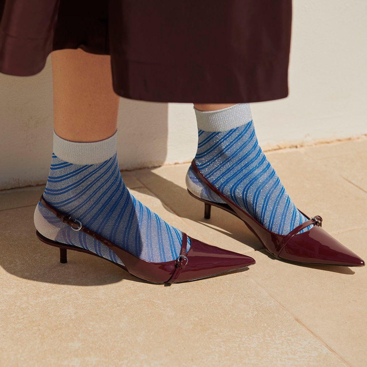 Kurze Glitzersocken Elisa