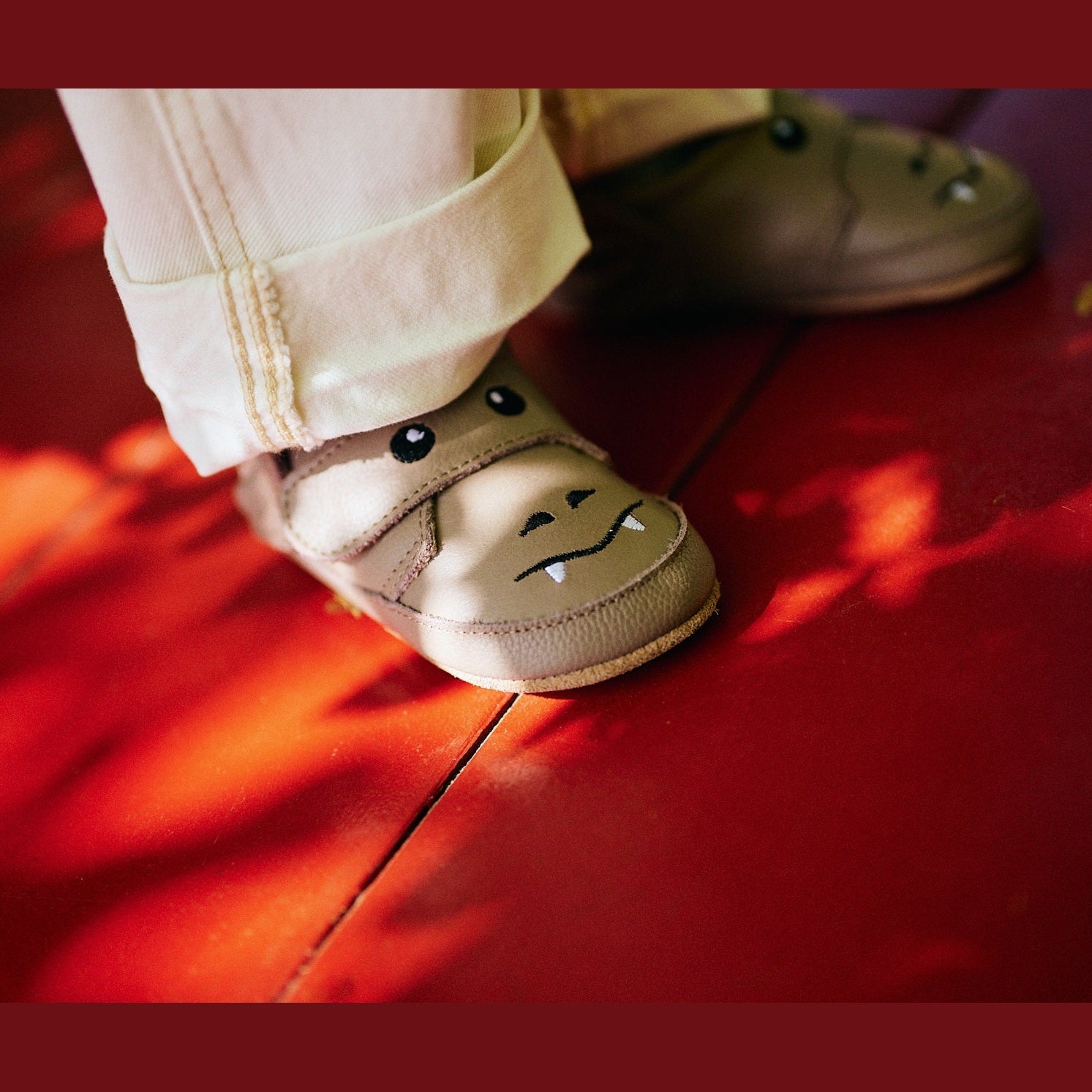 Hausschuhe aus Drachenleder