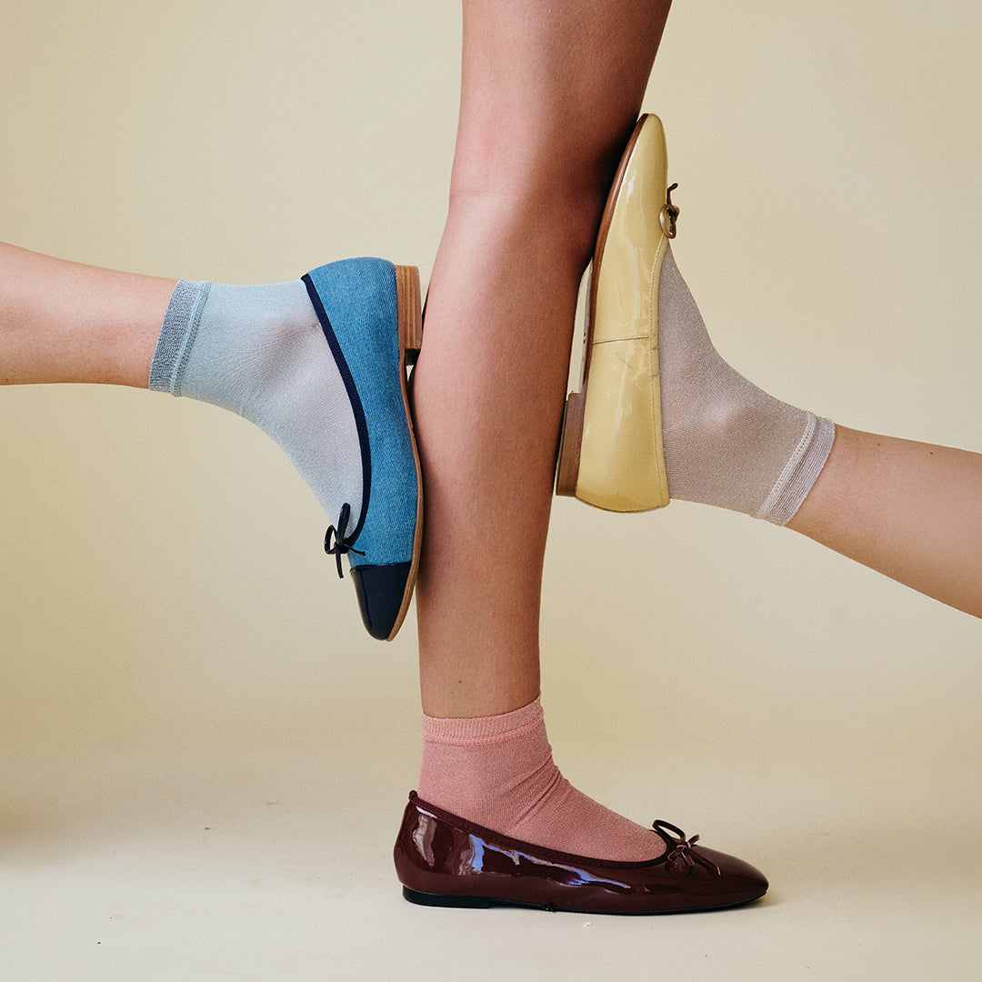 Pi Glitzer-Kurzsocken