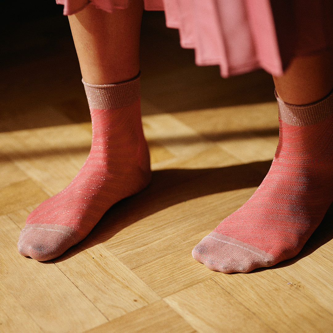Kurze Glitzersocken Elisa