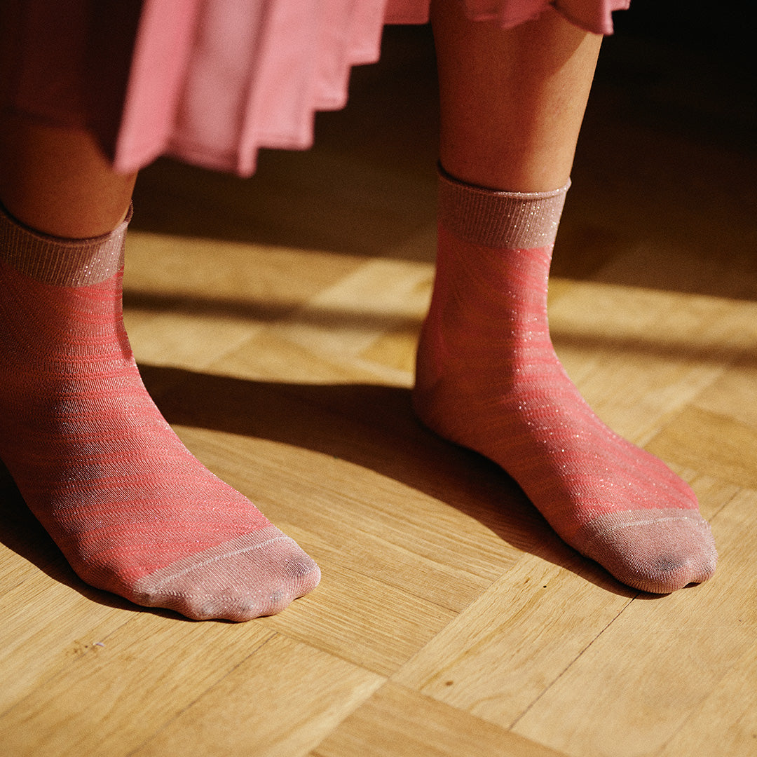 Kurze Glitzersocken Elisa