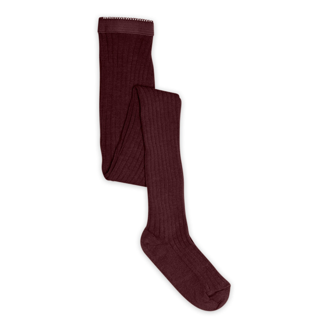 Rippstrumpfhose aus Baumwolle