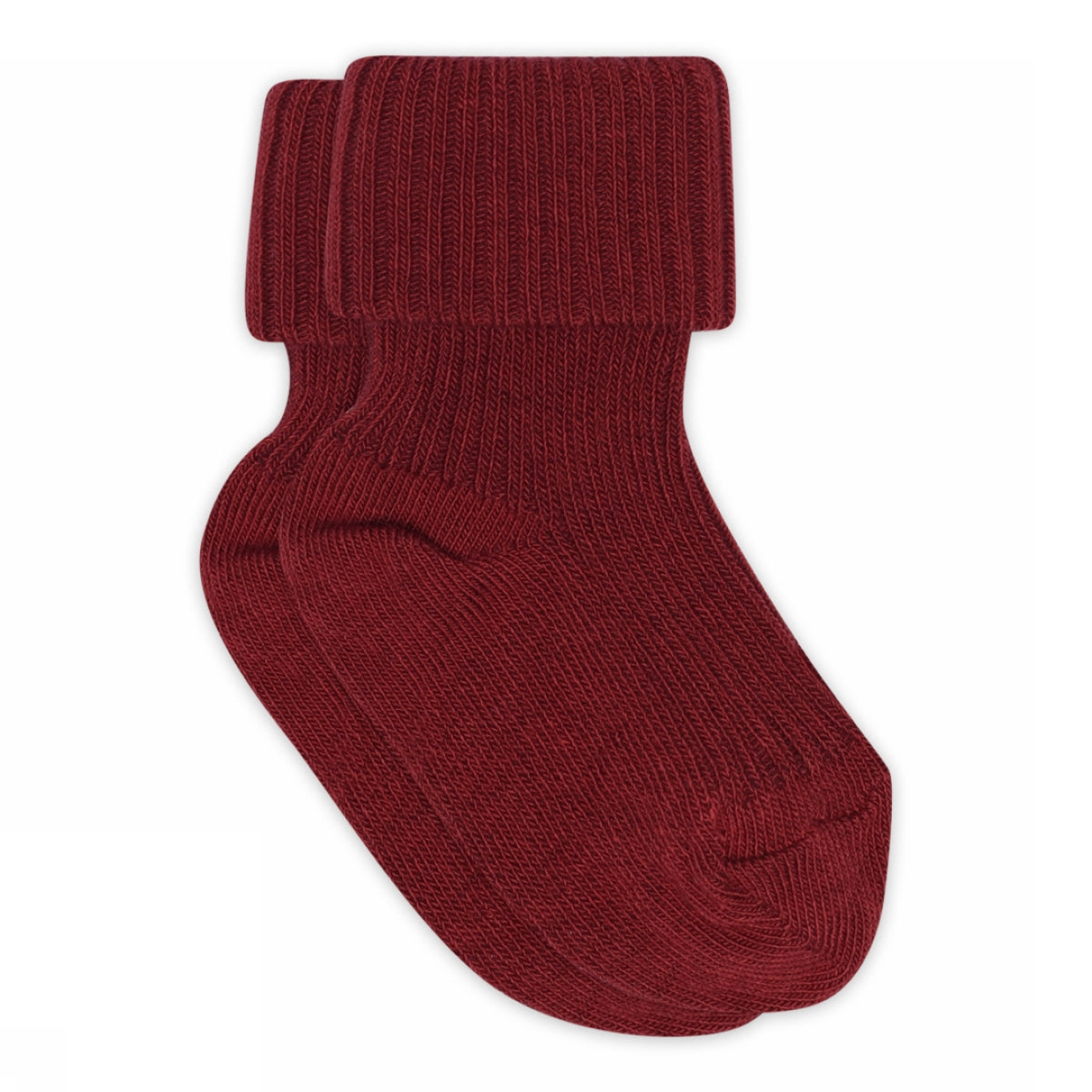 Babysocken aus Rippstrick (Baumwolle)