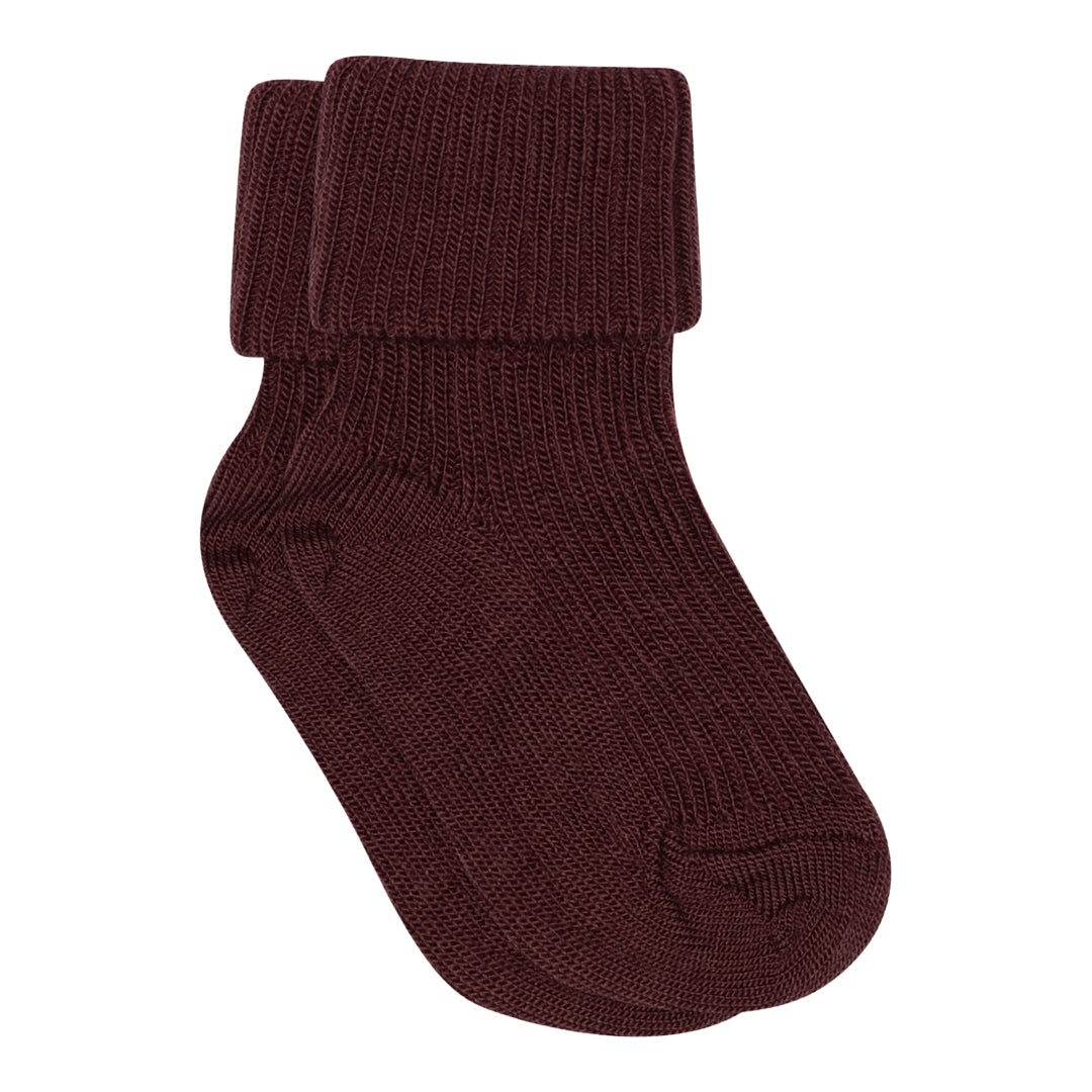 Babysocken aus Wollrippe