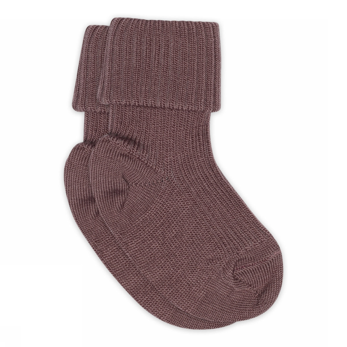 Babyrippsocken aus Wolle