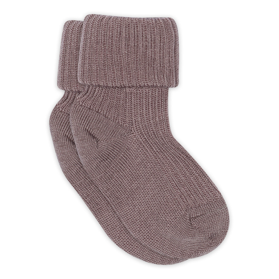 Babysocken aus Wollrippe