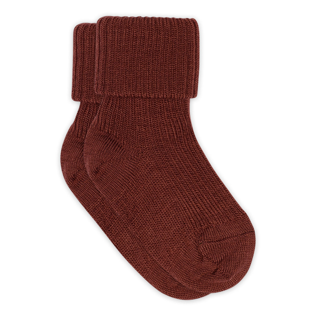 Babysocken aus Wollrippe