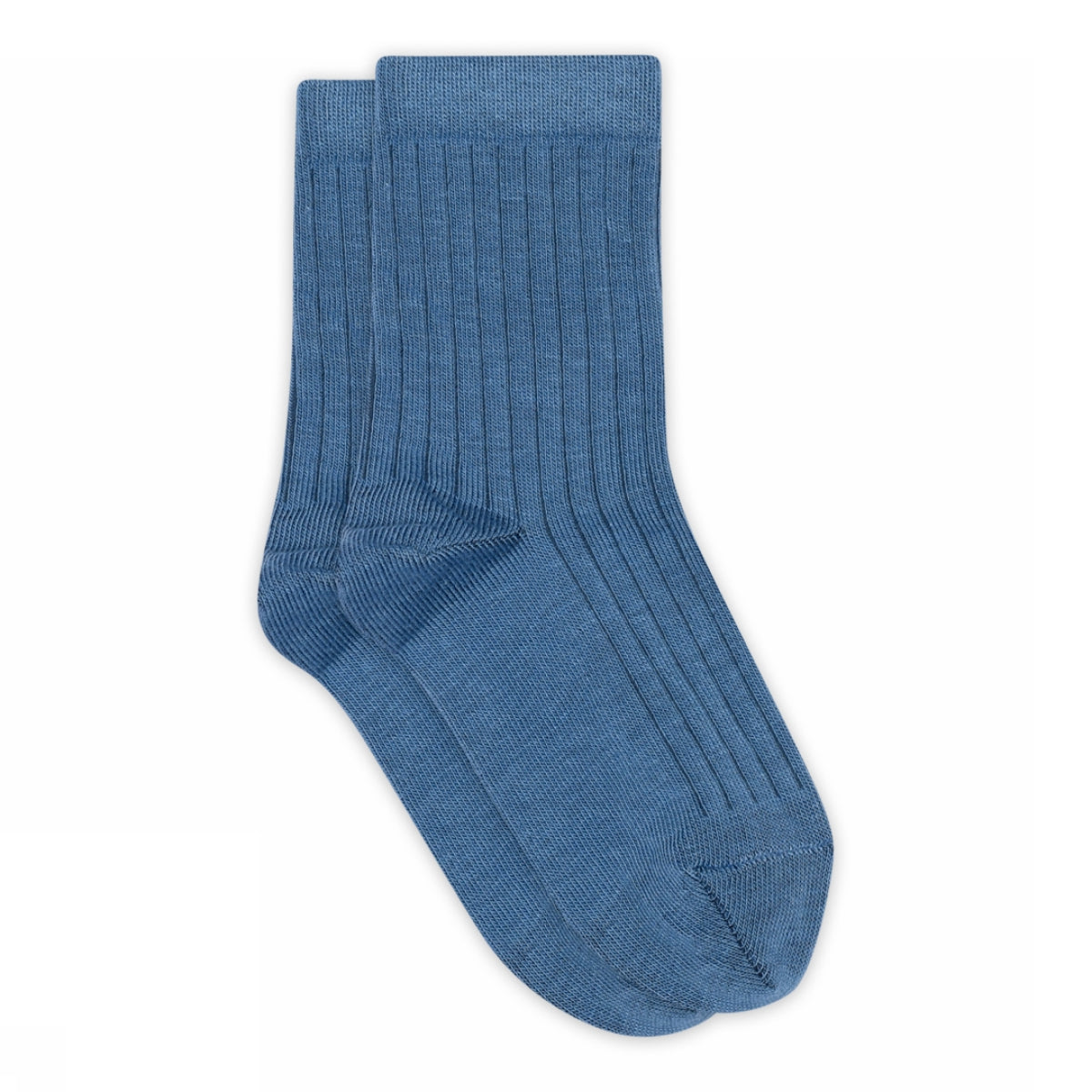 Rippstricksocken aus Baumwolle