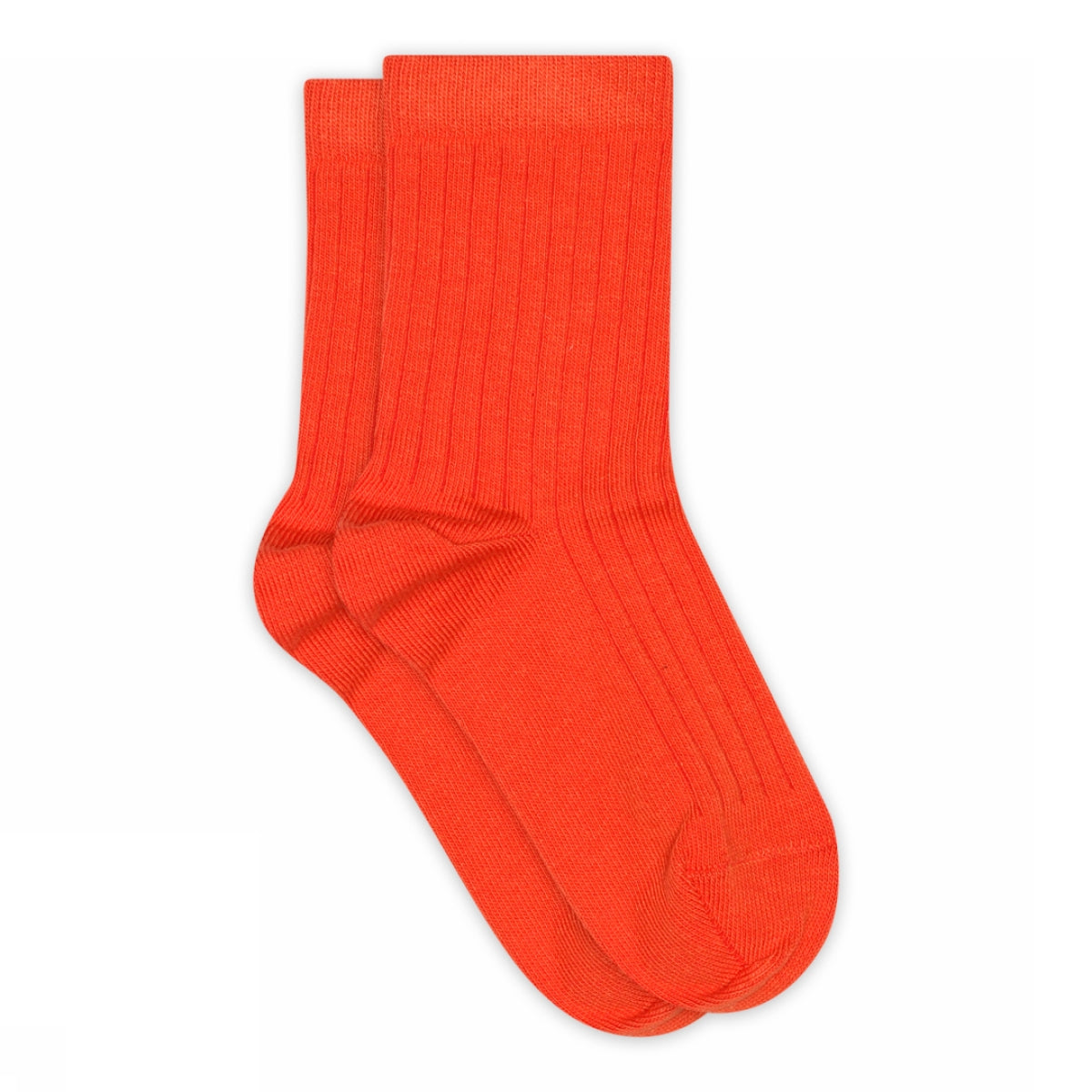 Rippstricksocken aus Baumwolle