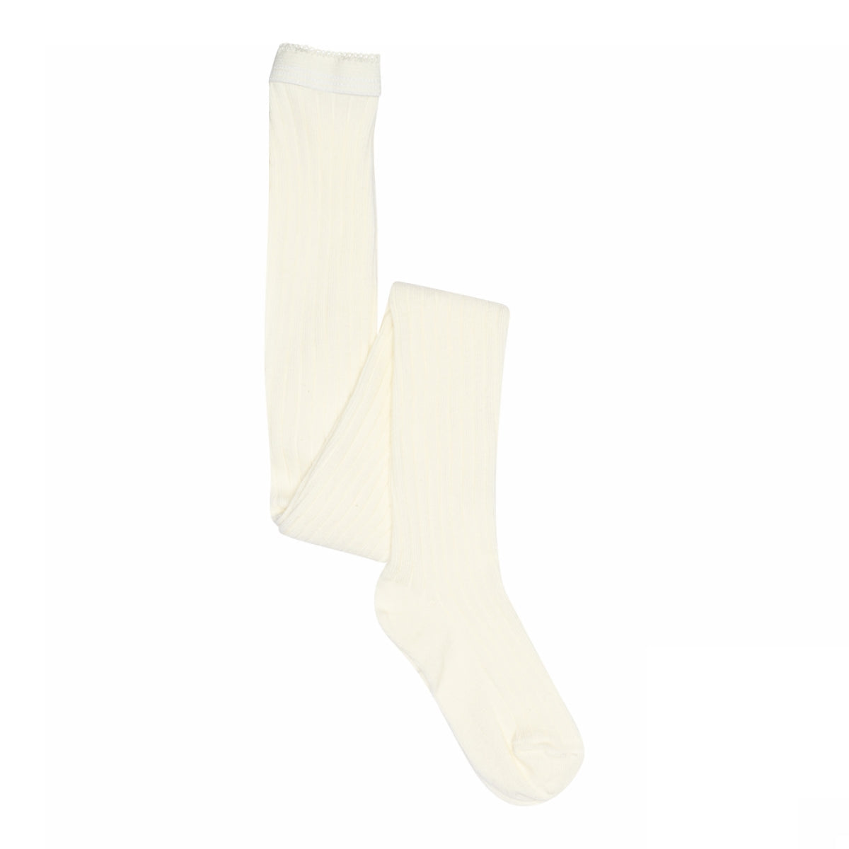 Rippstrumpfhose aus Baumwolle
