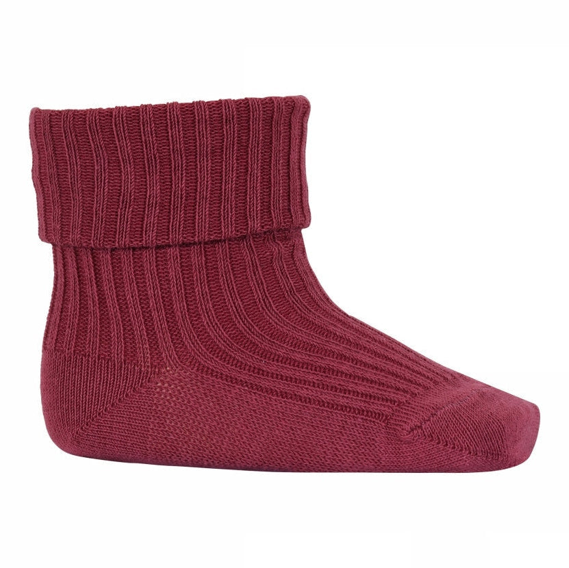 Babysocken aus Baumwollripp