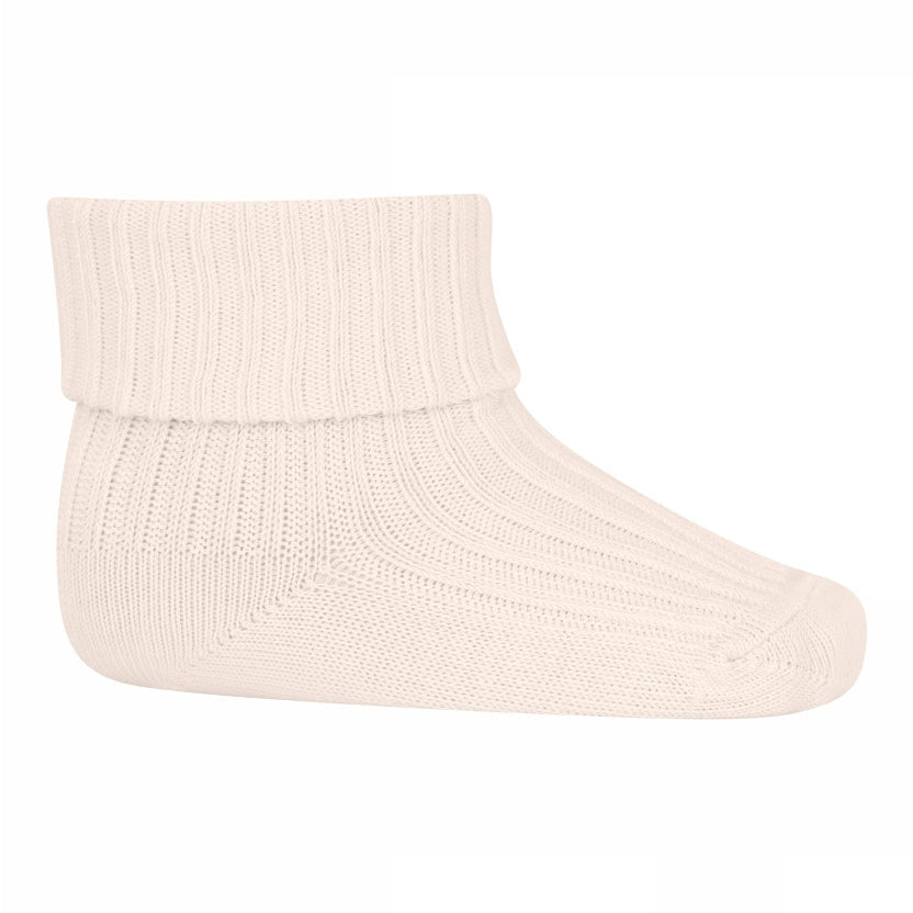 Babysocken aus Baumwollripp