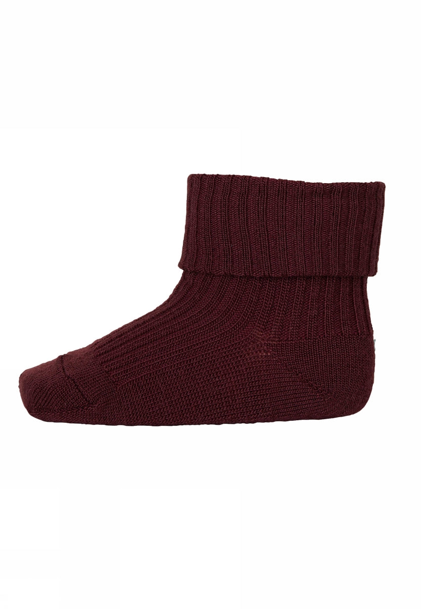 Babysocken aus Wollrippe