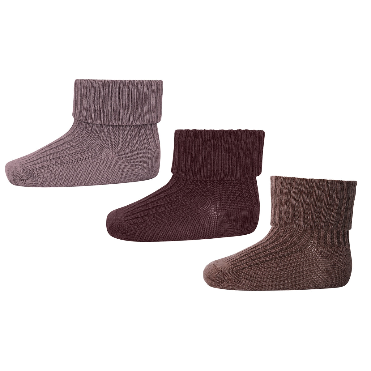 Wollripp-Babysocken - 3er-Pack