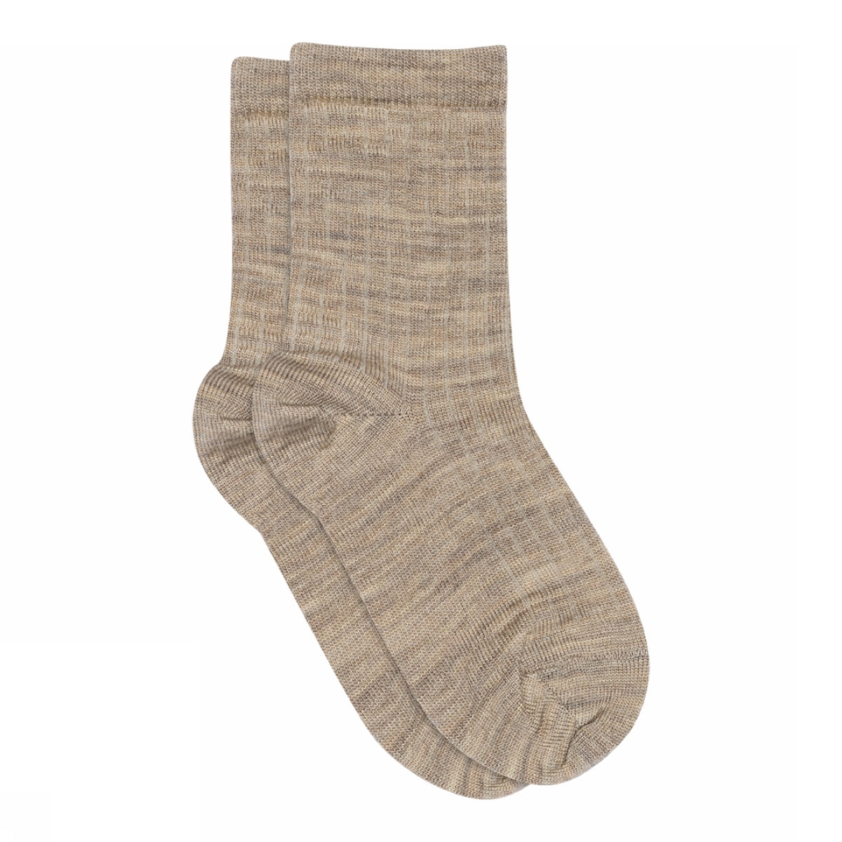 Rippstricksocken aus Baumwolle