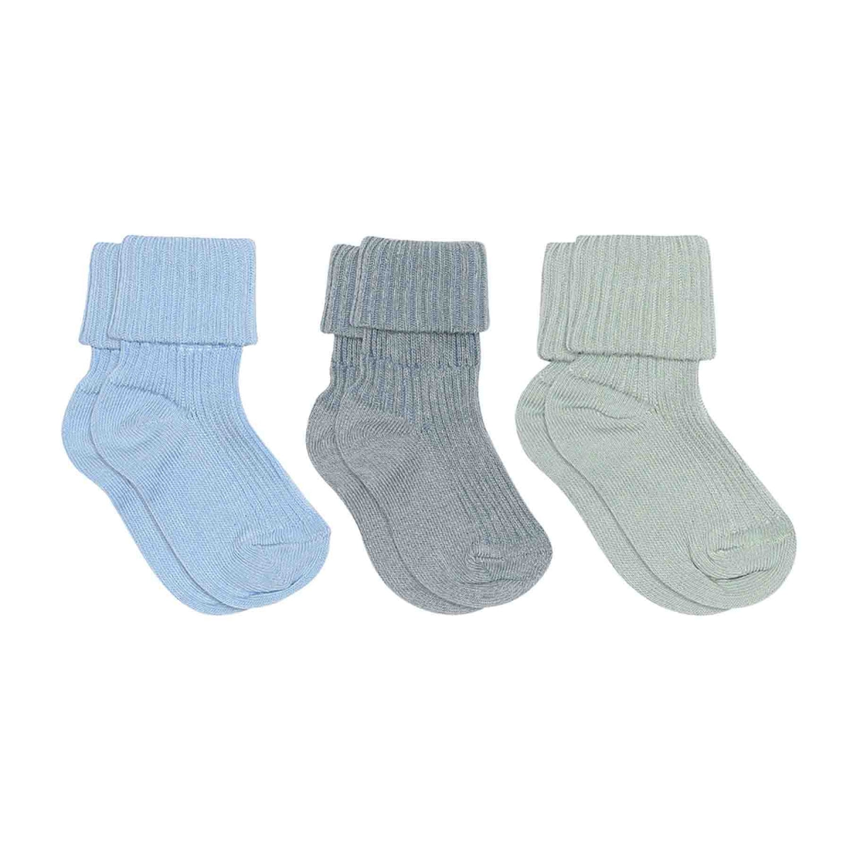 Baby-Rippsocken aus Baumwolle - 3er-Pack