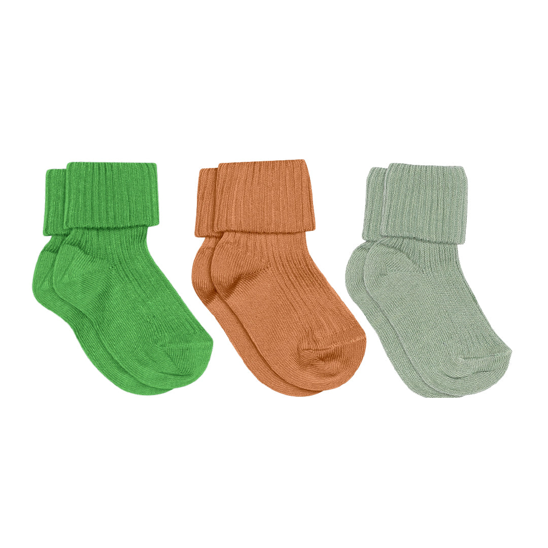 Baby-Rippsocken aus Baumwolle - 3er-Pack