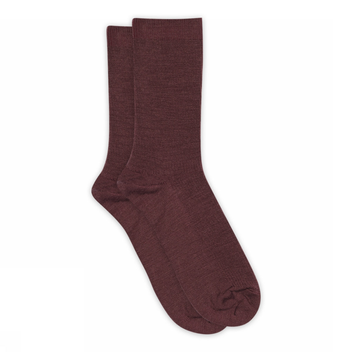 Feine Rippsocken aus Wolle