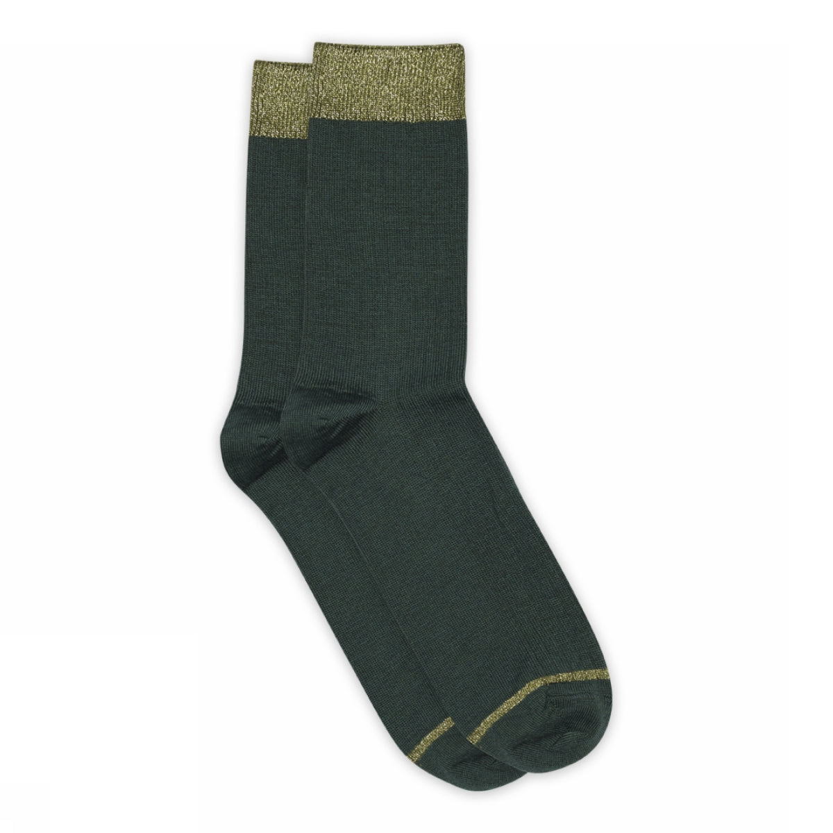 Erina-Socken aus Schurwolle mit Rippenmuster