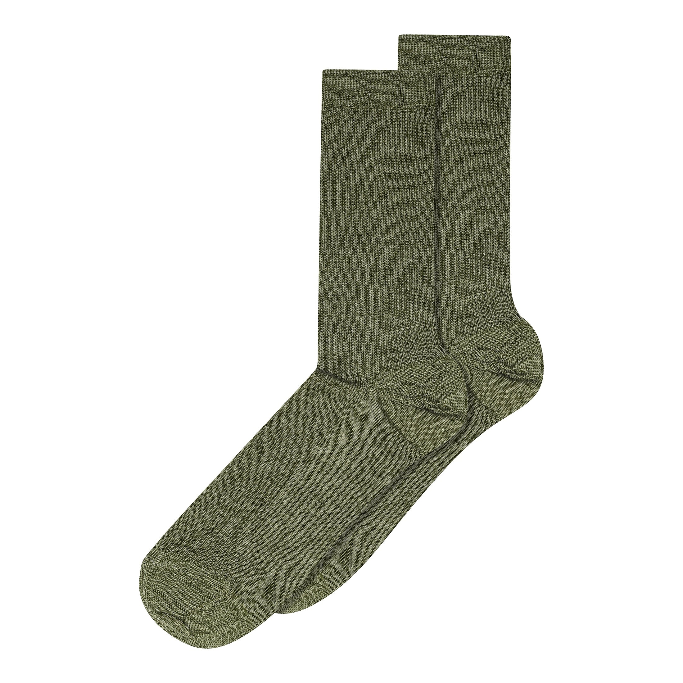 Feine Wollrippsocken