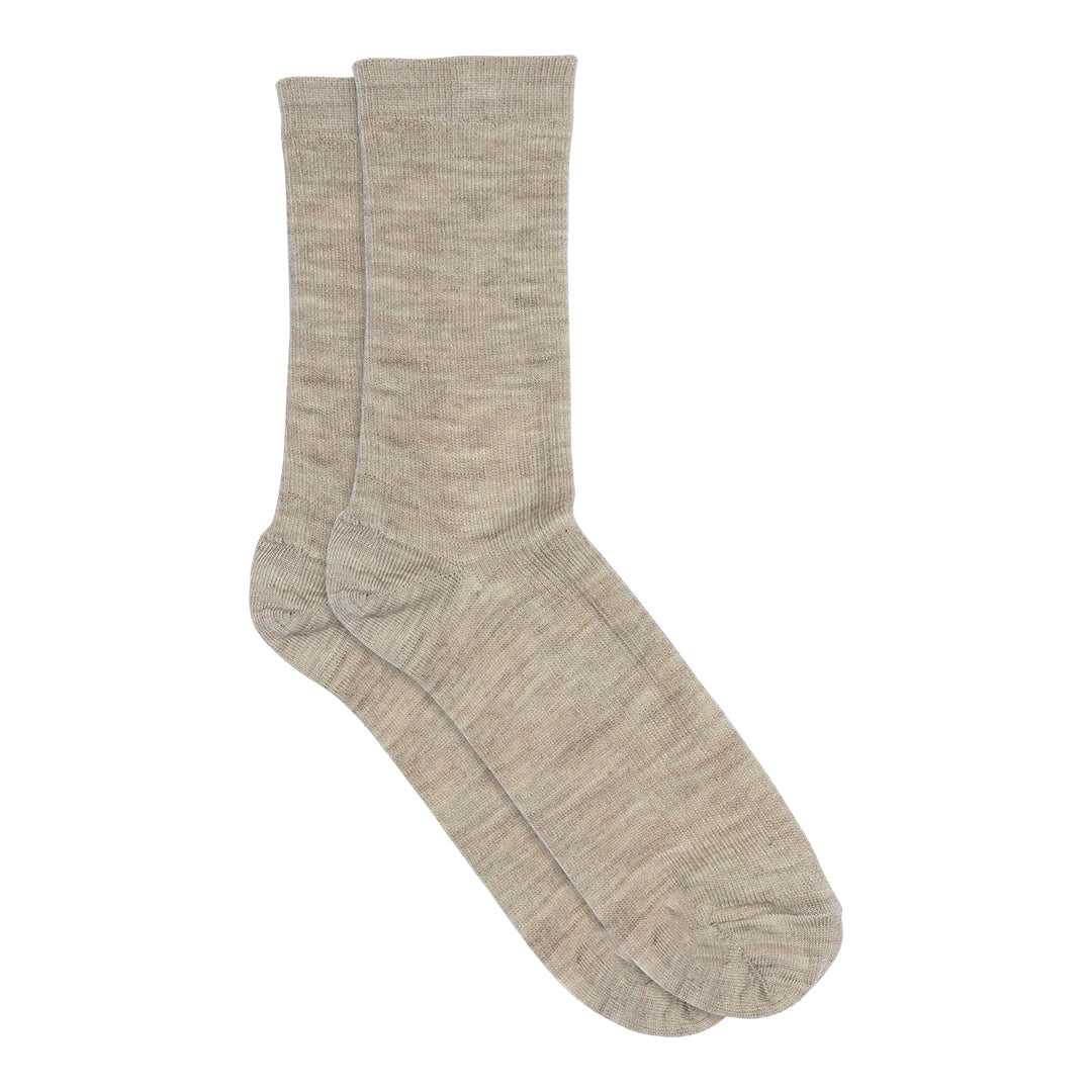 Feine Wollrippsocken