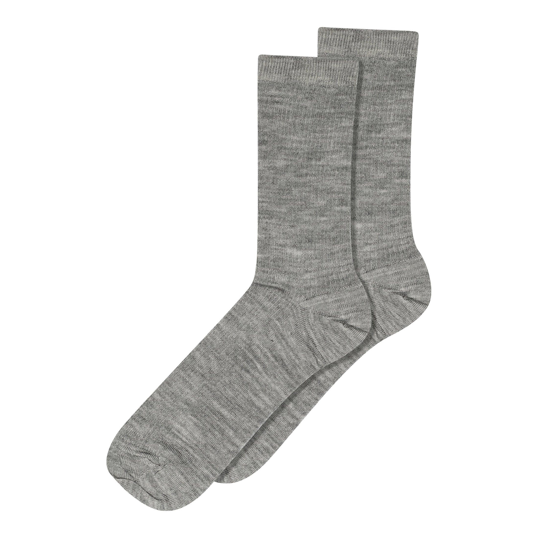 Feine Wollrippsocken