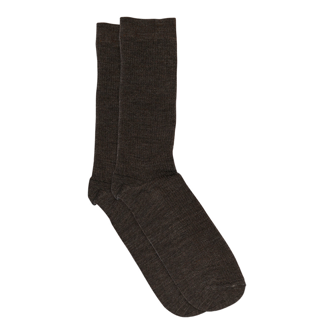 Feine Wollrippsocken
