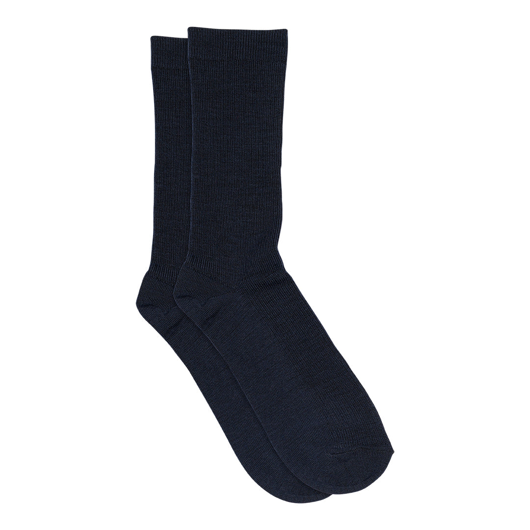 Feine Wollrippsocken