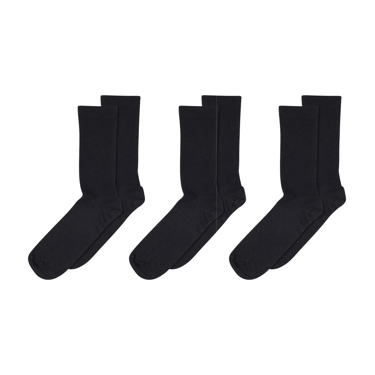 Feine Wollrippsocken - 3er-Pack