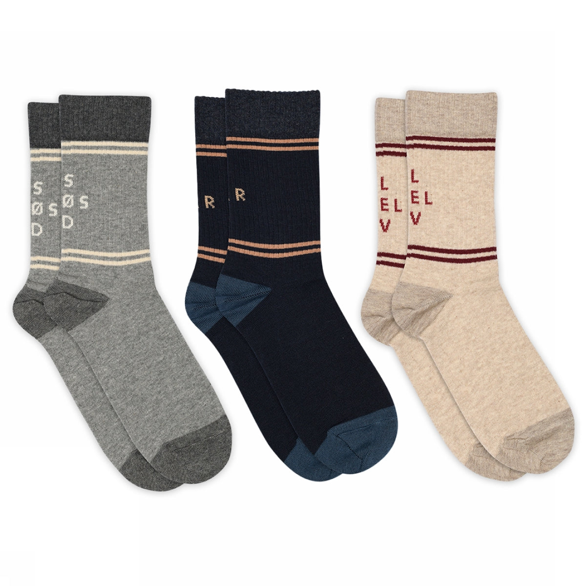 Gunnvar Socken - 3er-Pack