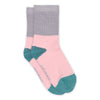 Socken in Blockfarben