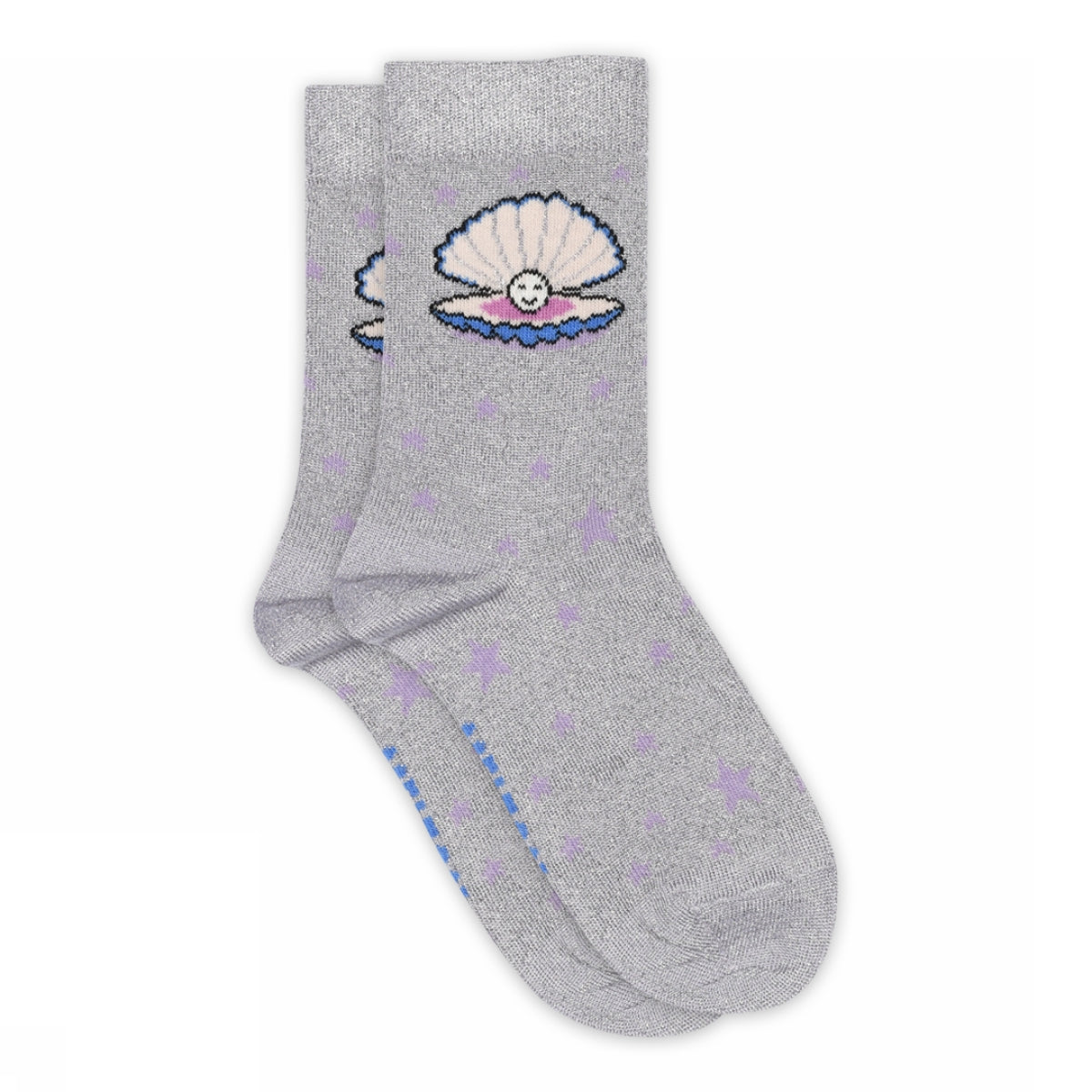 Glitzersocken aus Muscheln