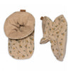 Floral textile slipper