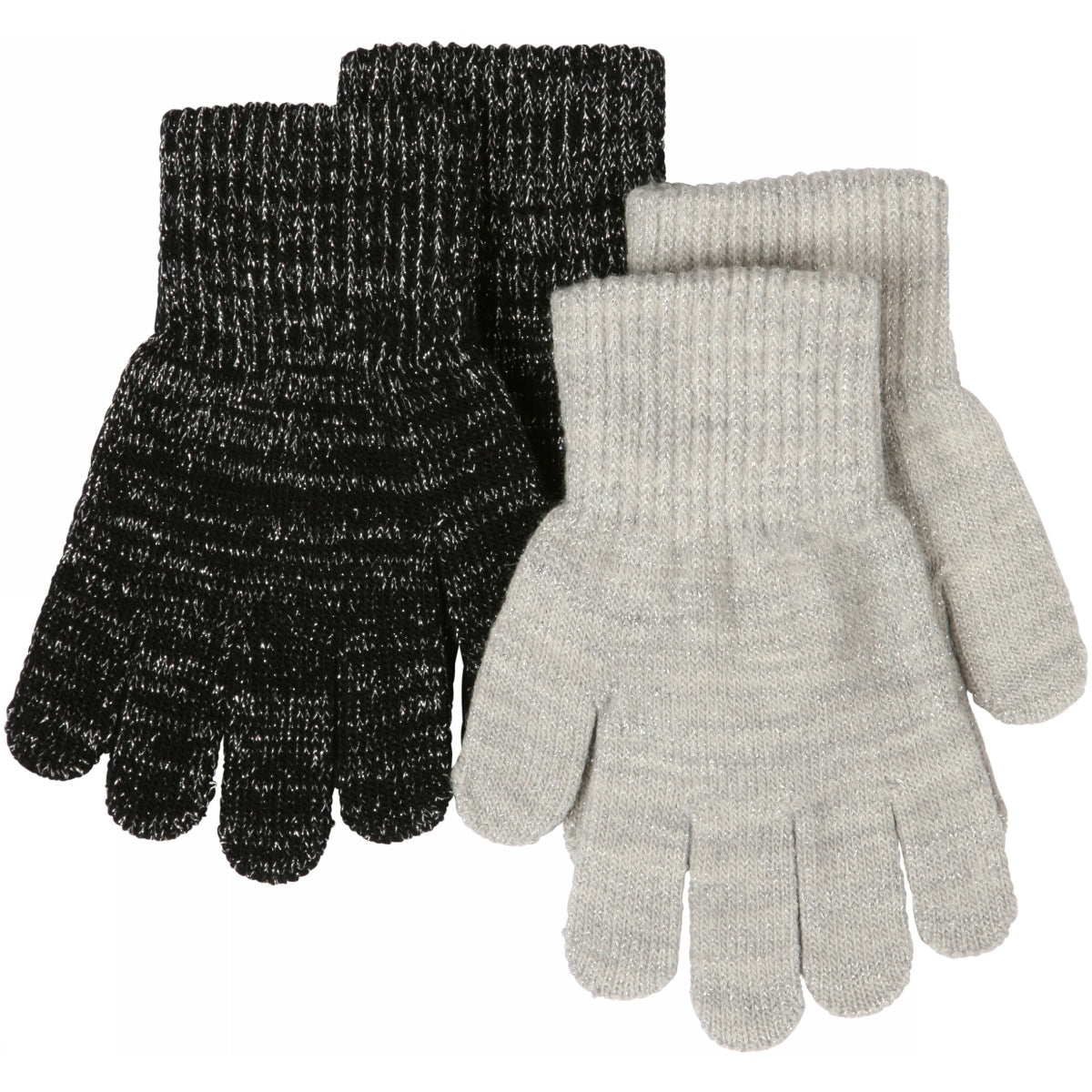 Glitzerhandschuhe - 2er-Pack