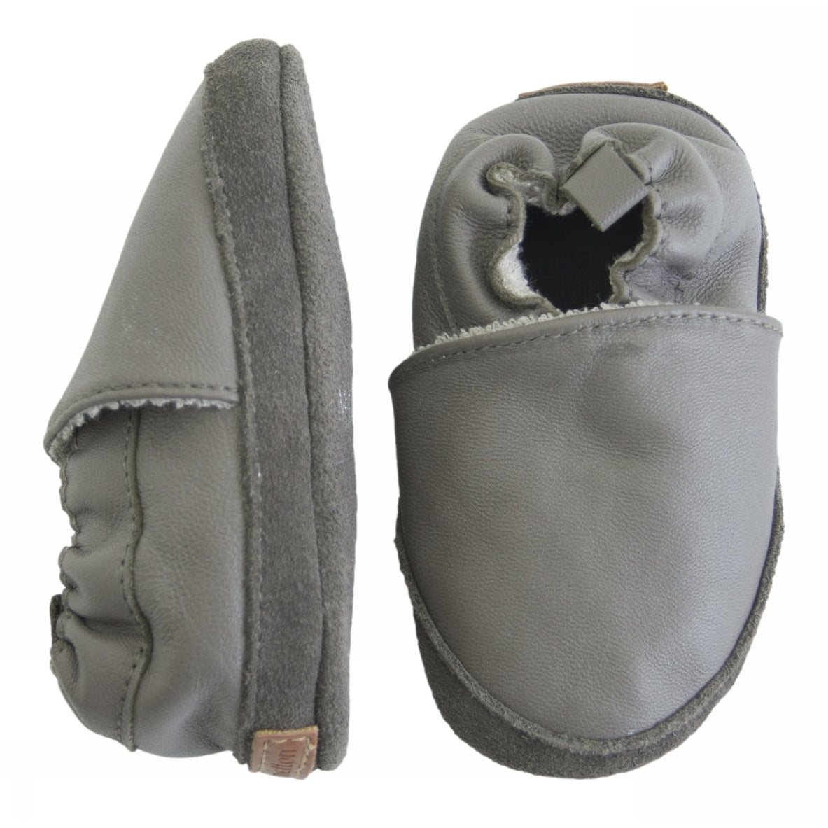 Hausschuhe aus festem Leder