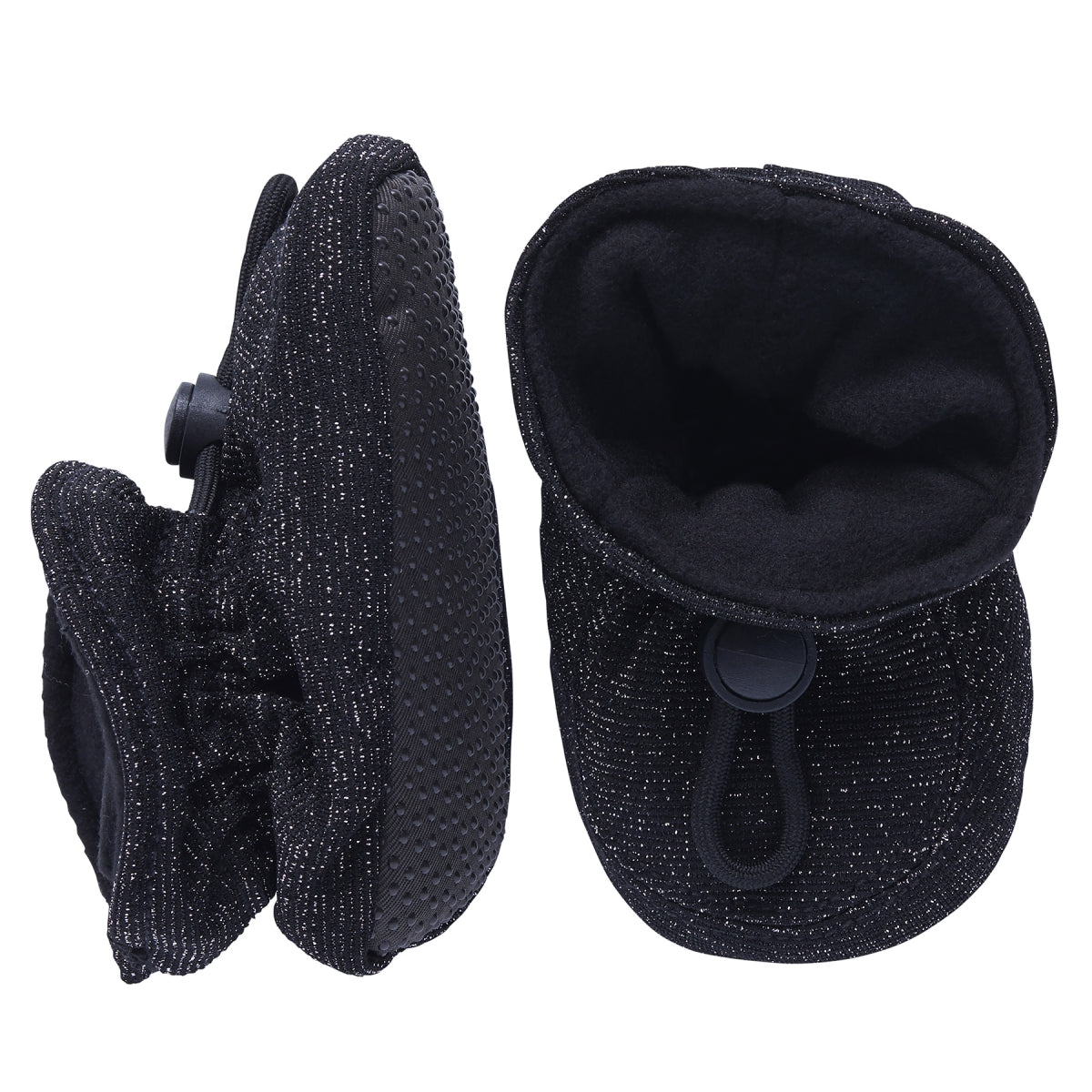 Glitzernde Textilpantoffeln