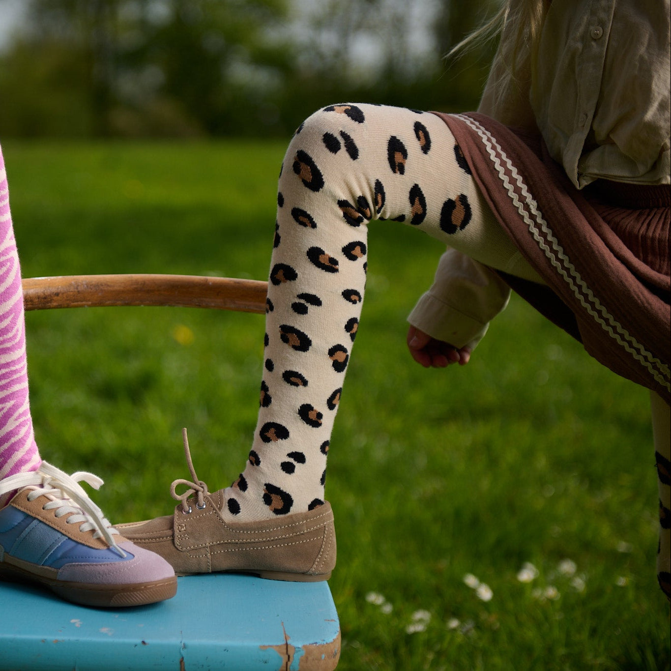 Leoparden-Strumpfhose