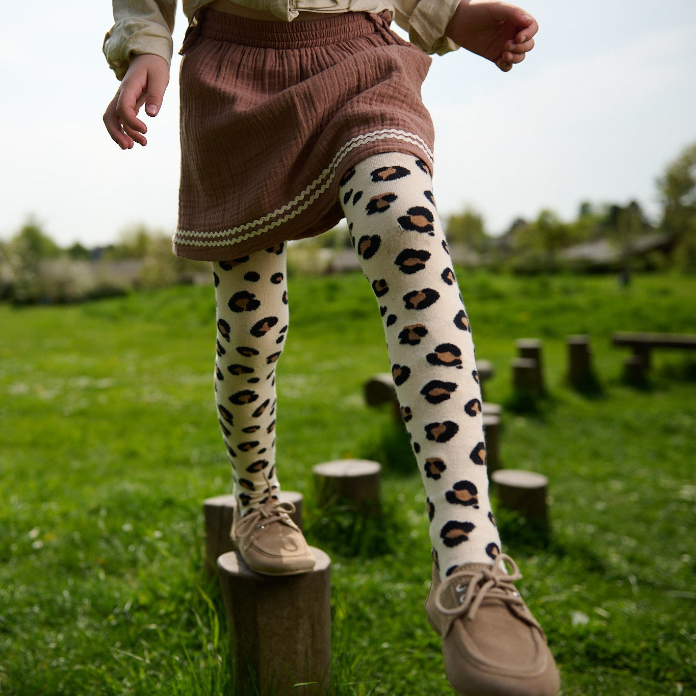 Leoparden-Strumpfhose