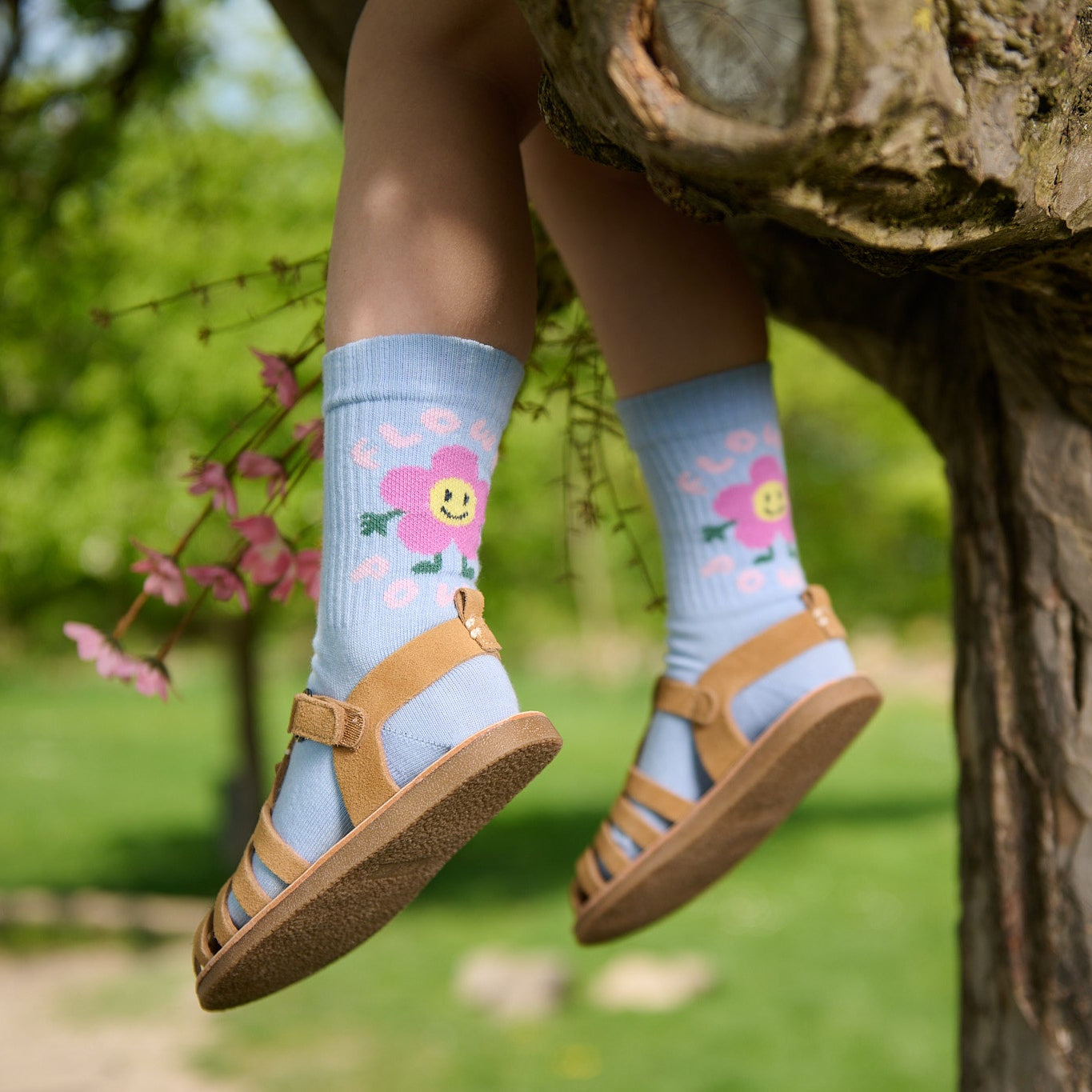 Blumenpower-Socken