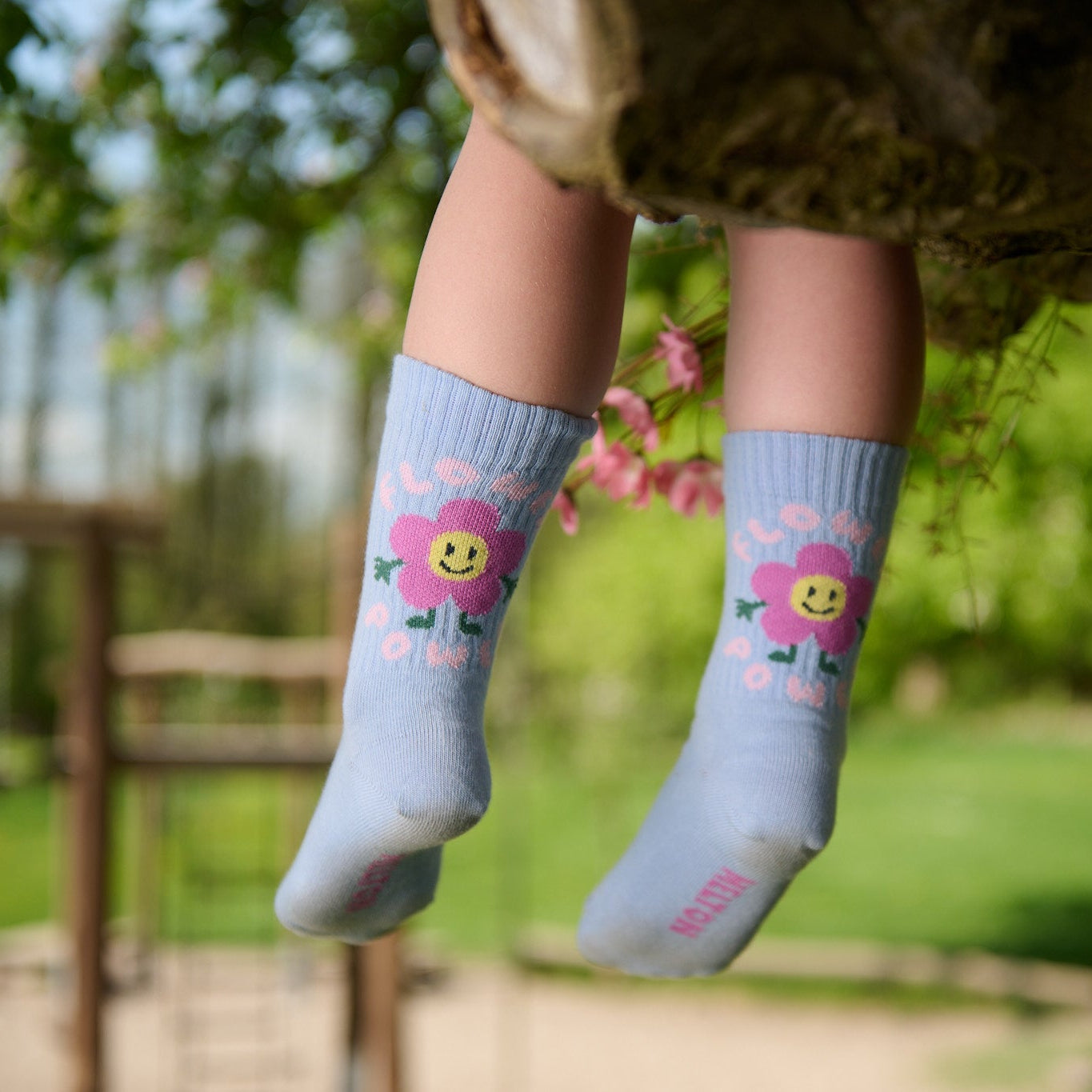 Blumenpower-Socken