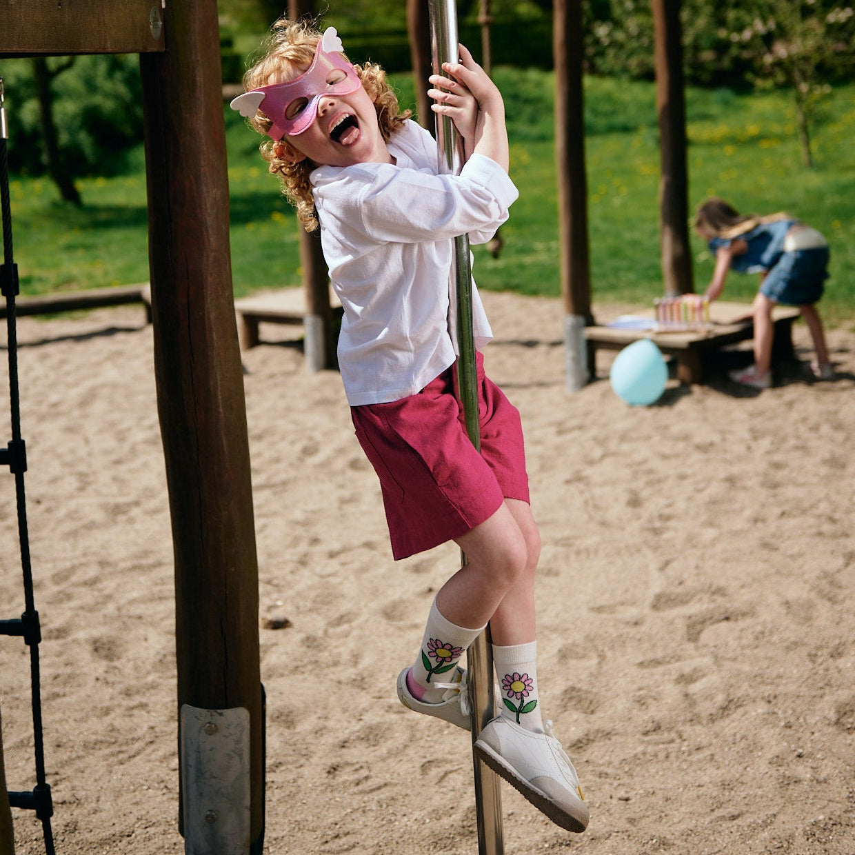 Gänseblümchen-Socken