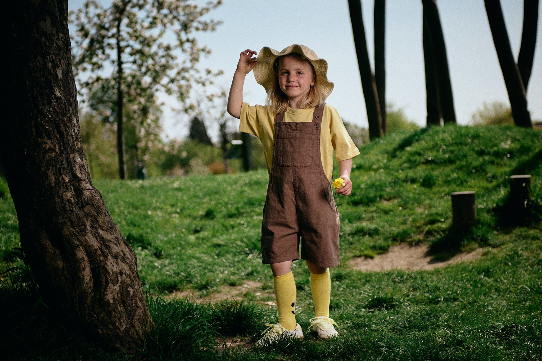 Alle lächeln Kniestrümpfe