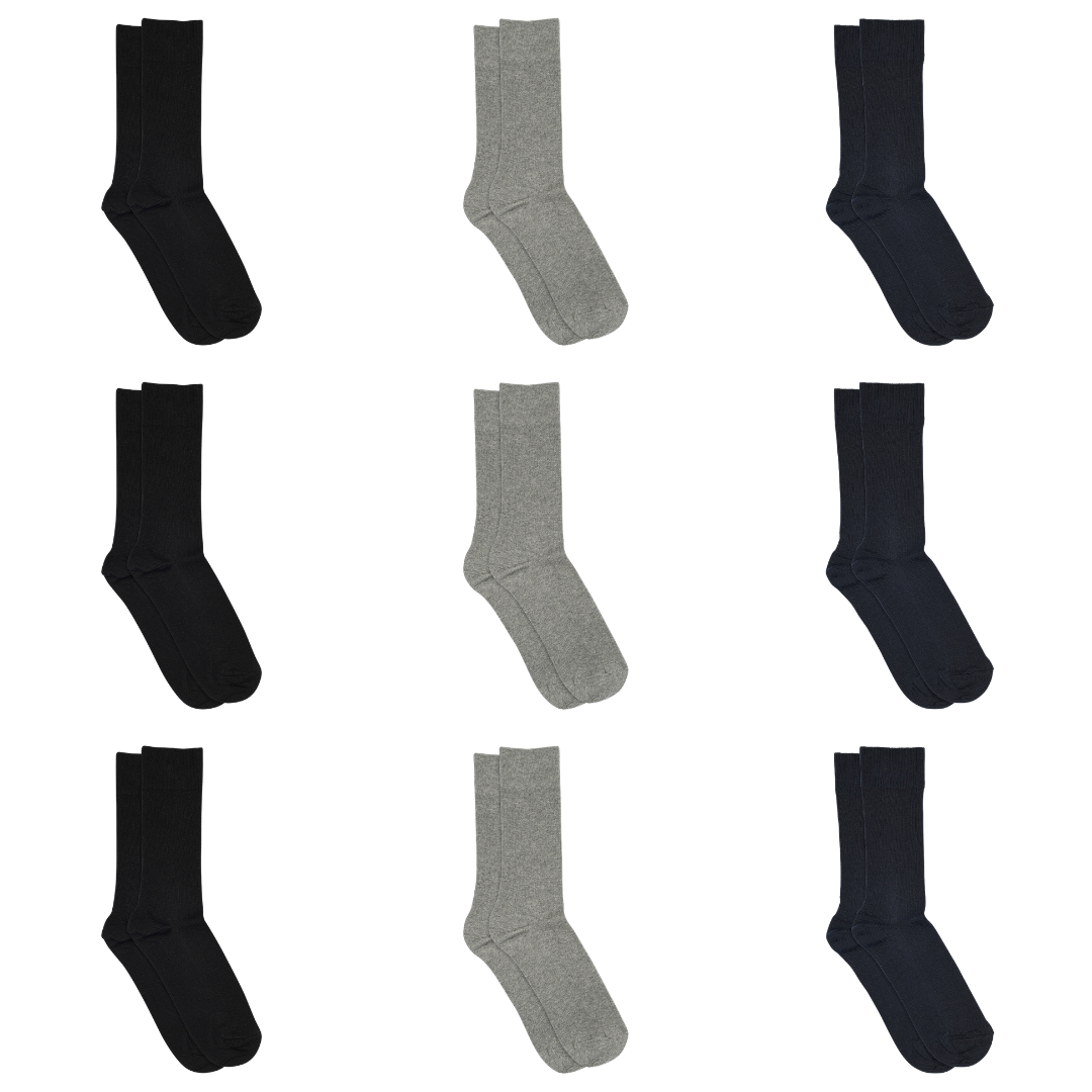 Erik Socken 9er-Pack – Basic